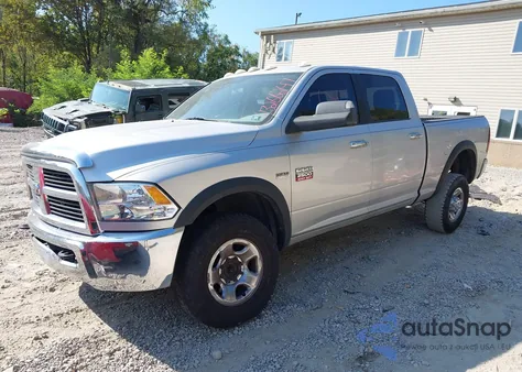 2012 Ram 2500 Slt из США, поврежденный, VIN 3C6TD5DT3CG145186